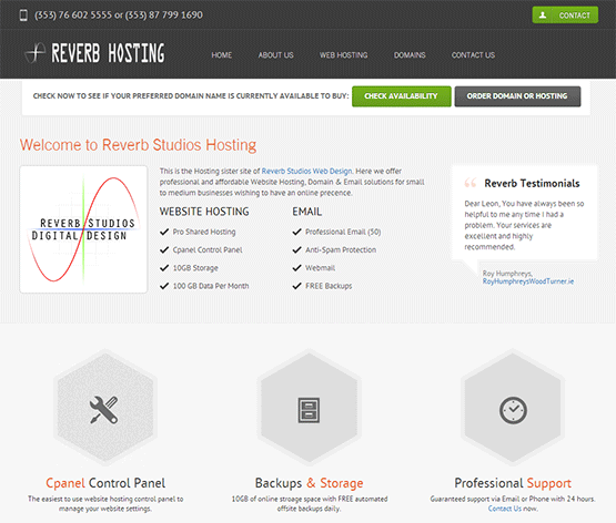 Reverb Studios Hosting