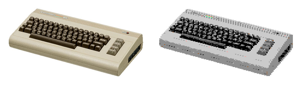 Commodore 64 Image Photoshop Action – Reverb Studios Design